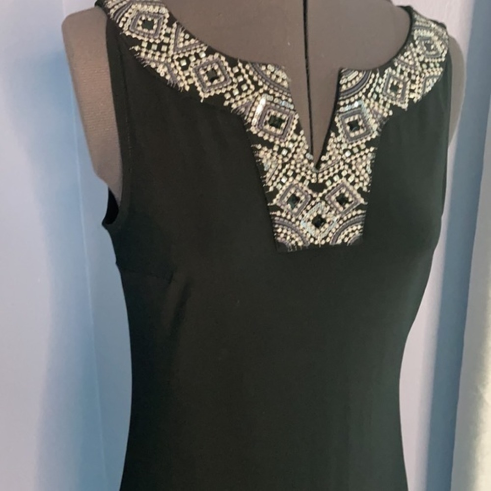 White House Black market dress size extra small Black with accent - Picture 3 of 7